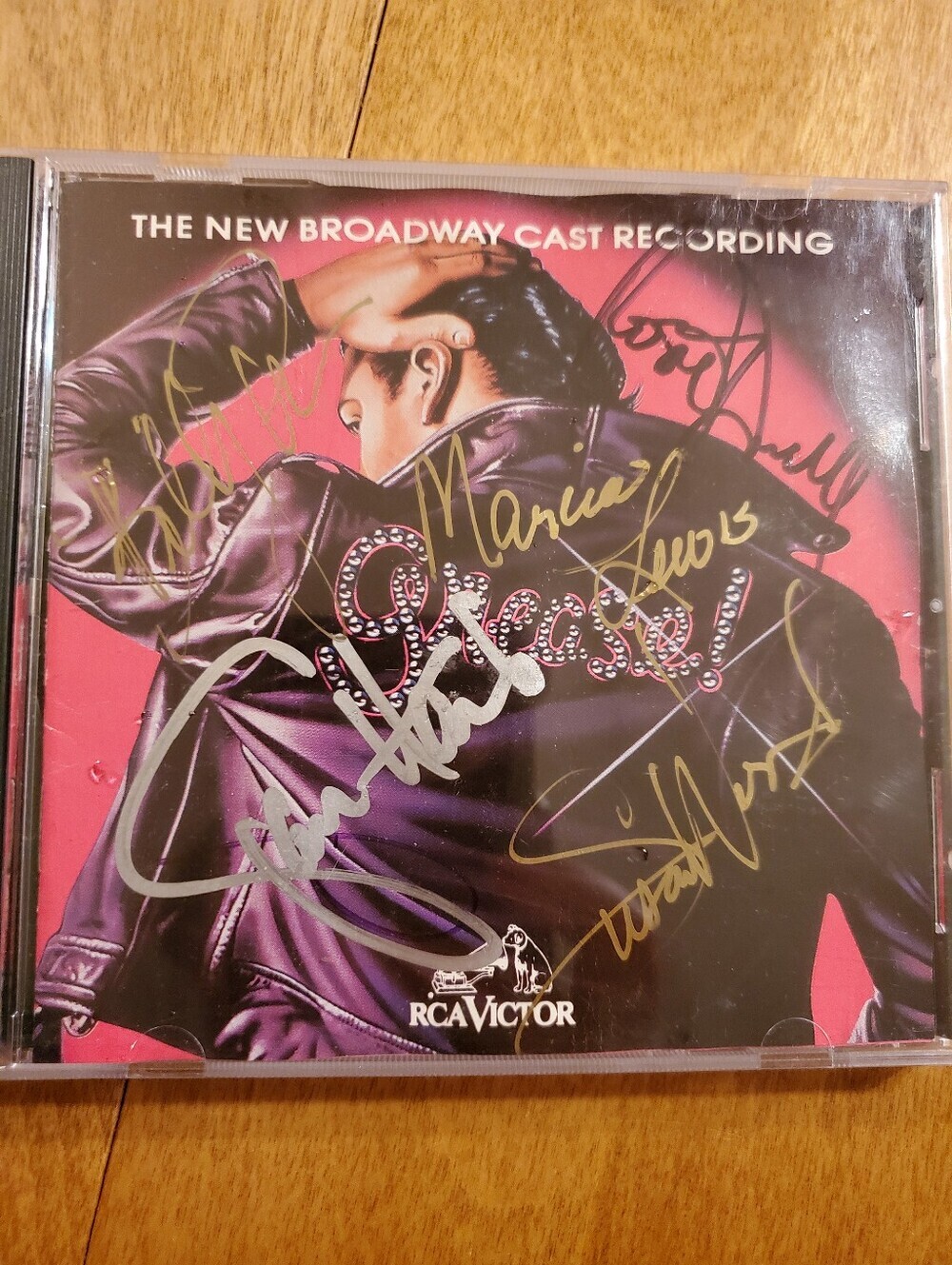 CAST SIGNED!! Grease-The New Broadway Cast Recording (1994 Revival) - Audio CD -